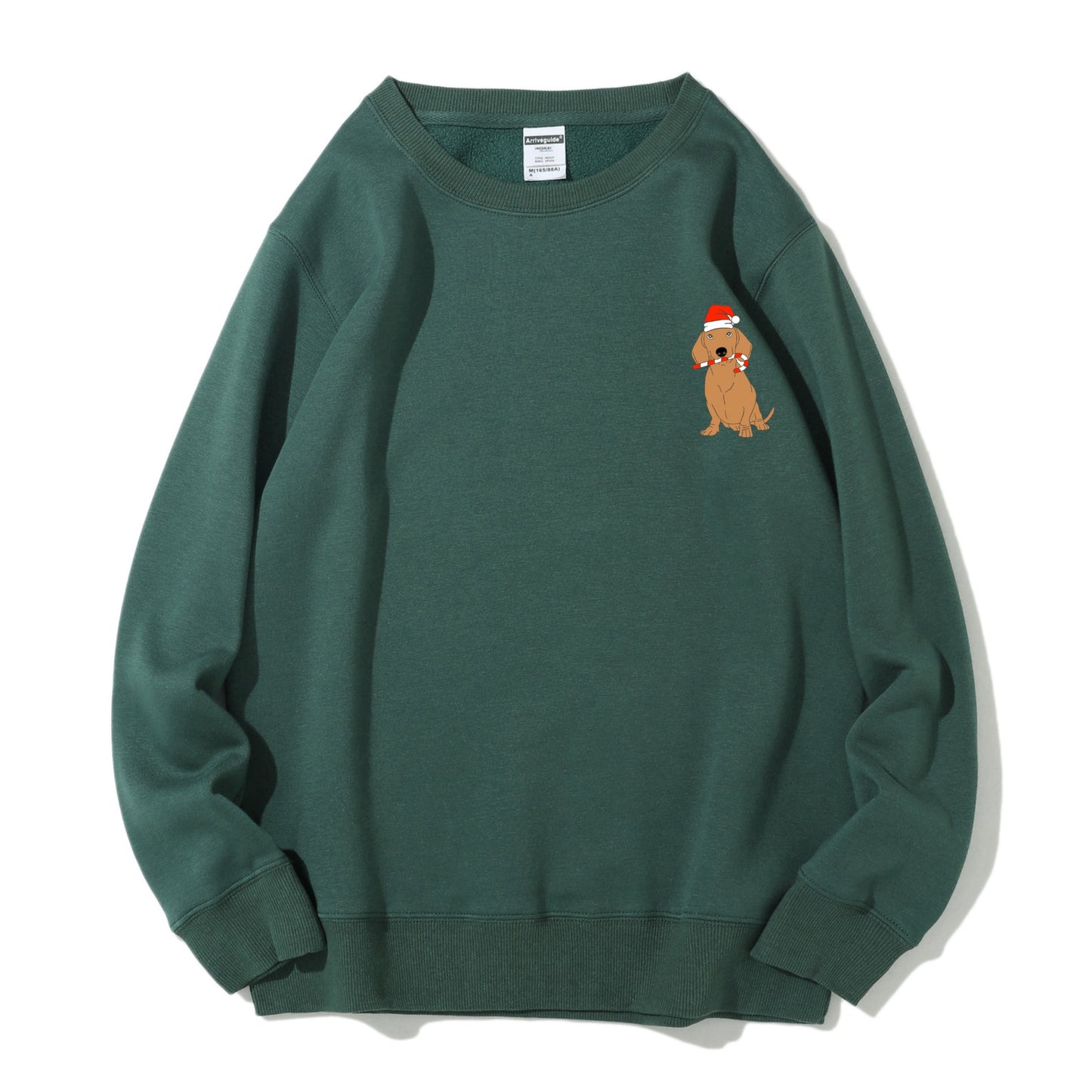 Embroidered Christmas Santa Dog Sweater