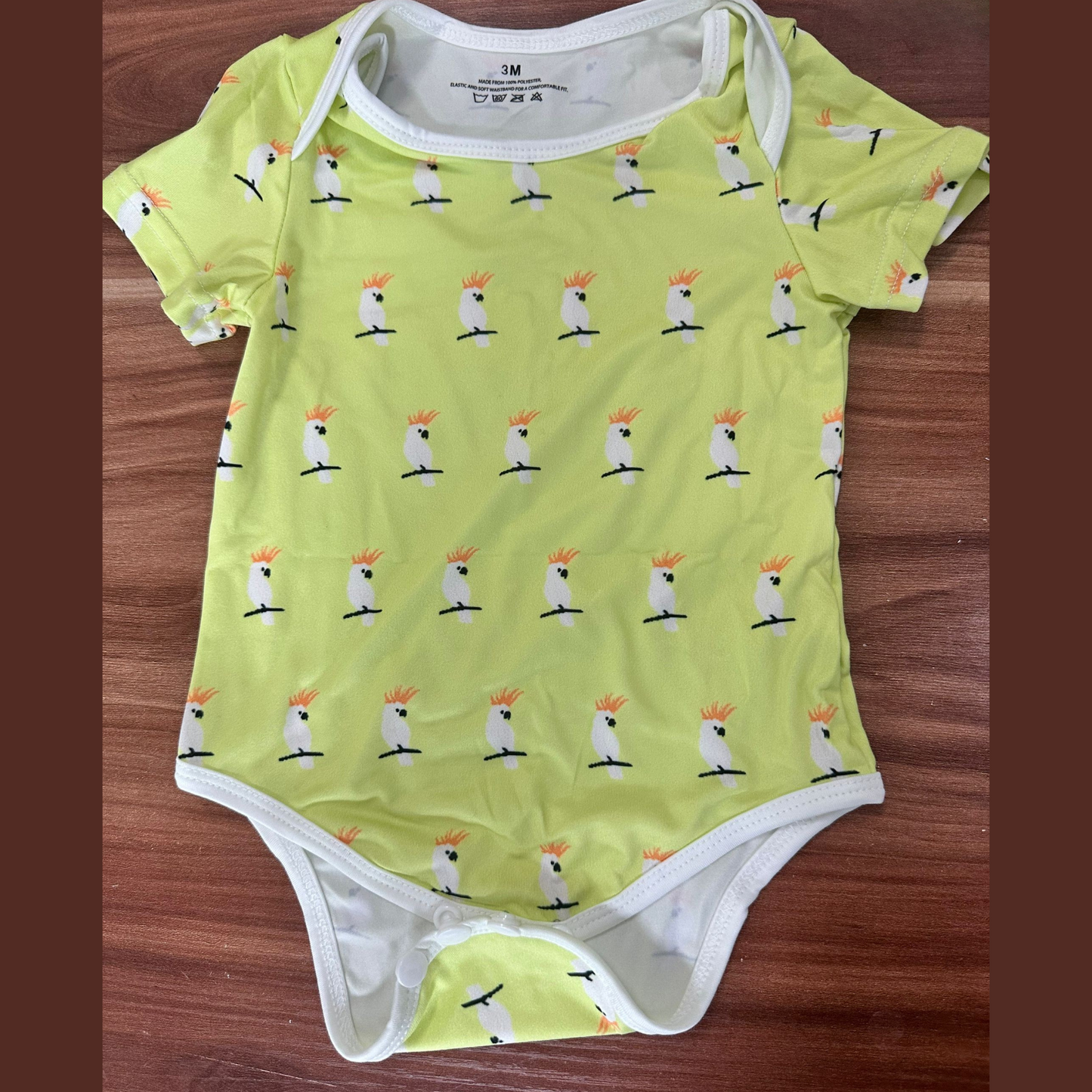 Custom Photo printed on Baby One Piece