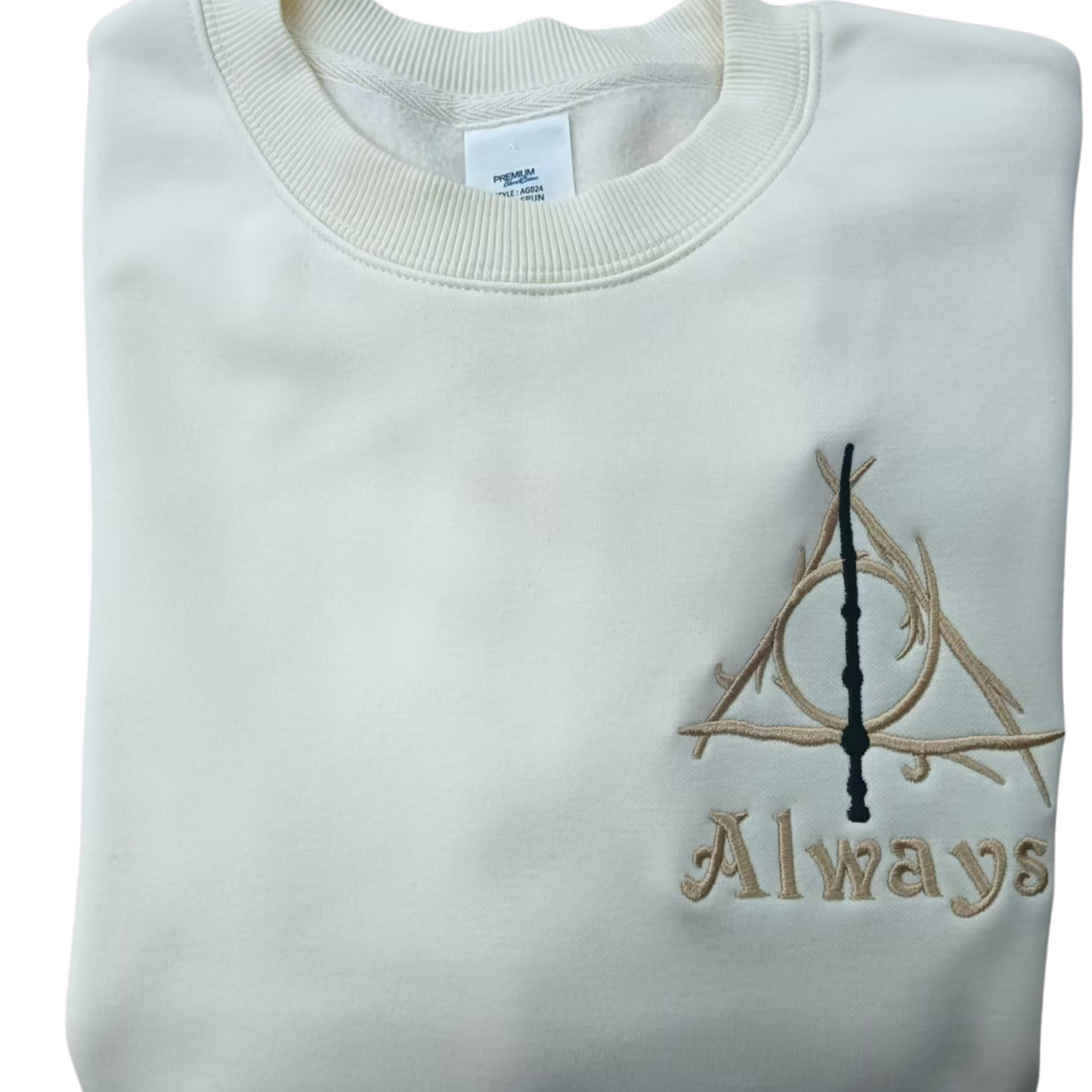 Embroidered Deathly Hallows Sweatshirt