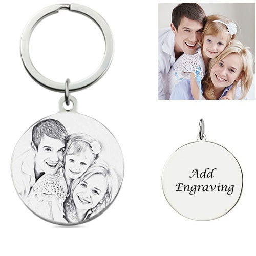 custom photo keychain