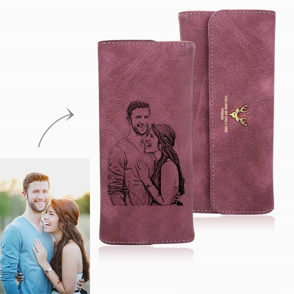 custom photo wallet for women