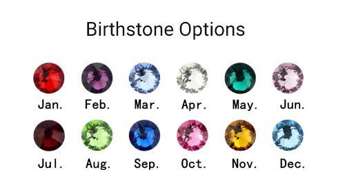 custom name bracelet with birthstone