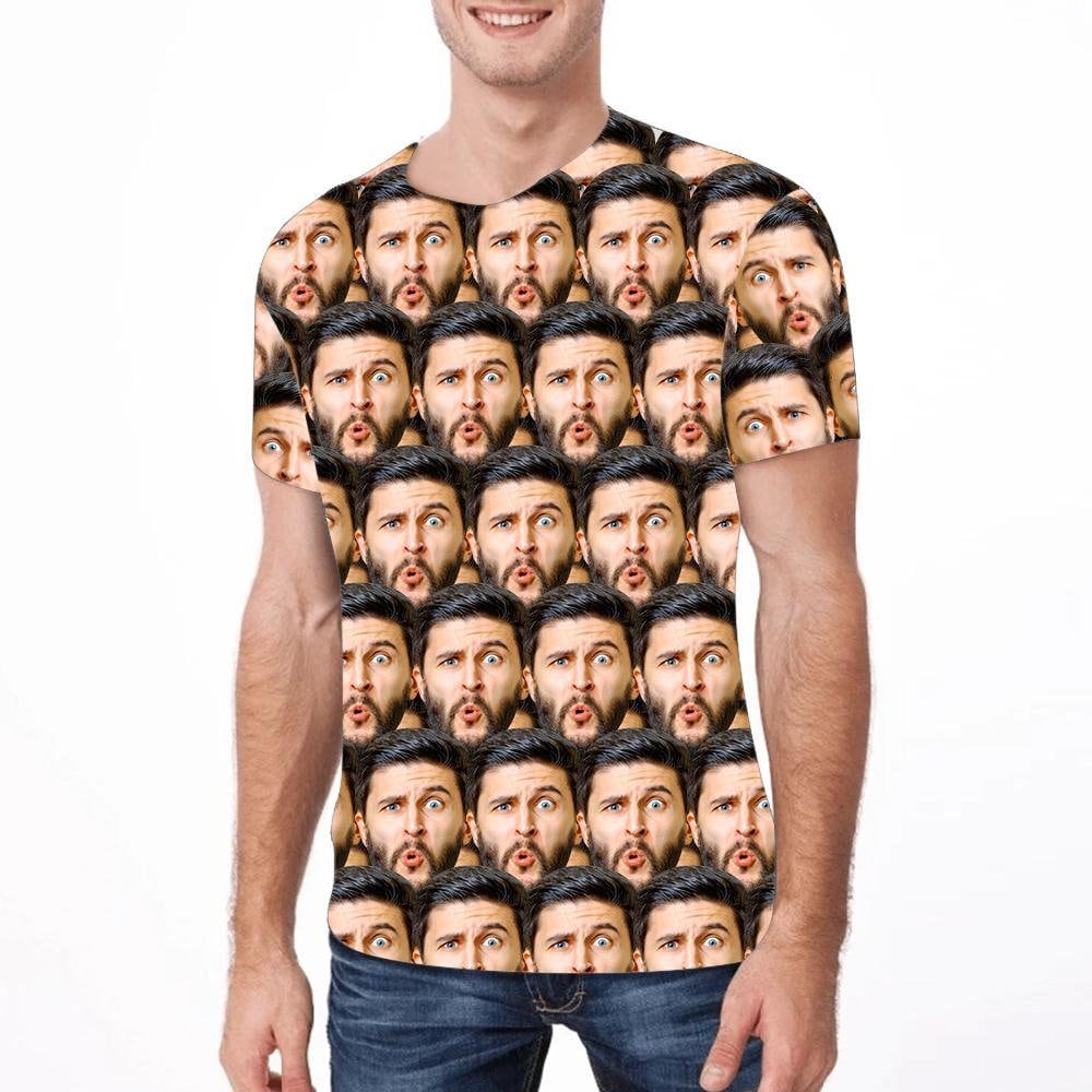 Custom Photo Face Tshirt All Over Print