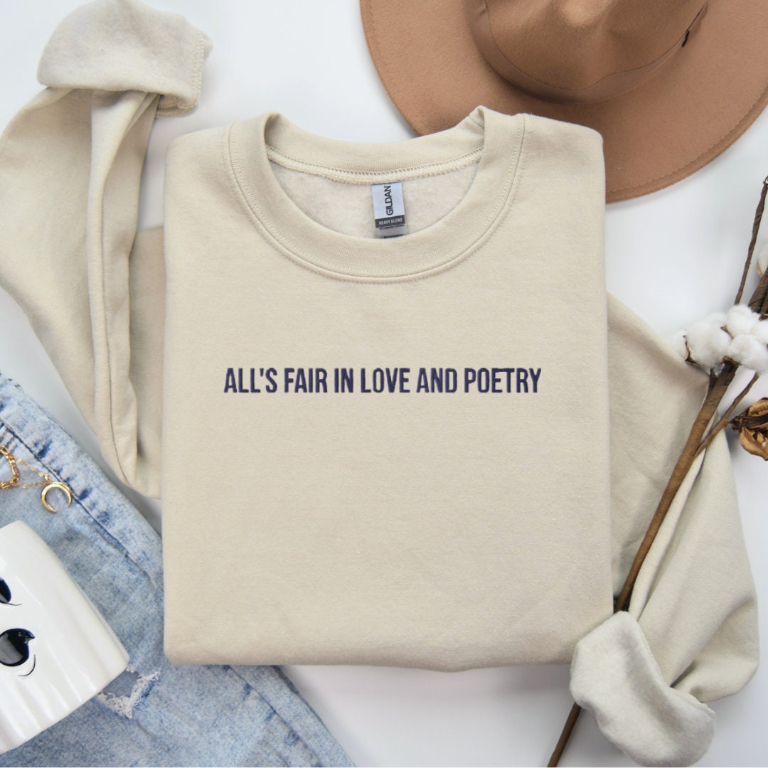 custom embroidered slogan sweater