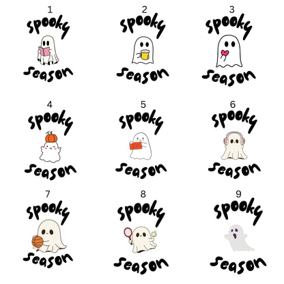 Embroidered Cute Ghost Series Halloween Sweatshirt/Tshirt/Hoodie