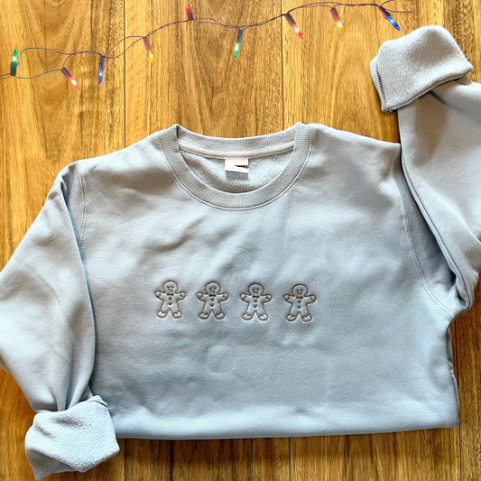 christmas gingerbread man sweatshirt