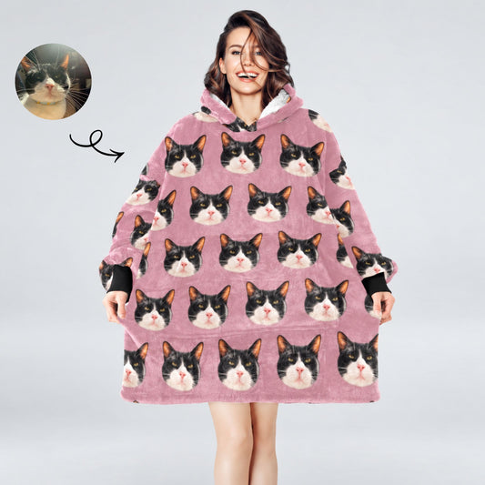 Personalised Pet Photo Wearable Blanket Hoodie