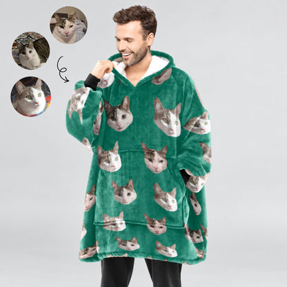Personalised Pet Photo Wearable Blanket Hoodie