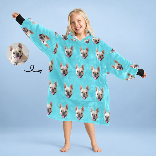 Personalised Pet Photo Wearable Blanket Hoodie