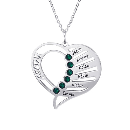 custom names necklace for Mom