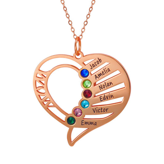 custom names necklace for Mom