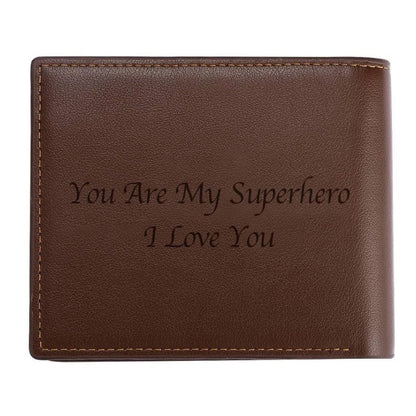 custom photo wallet for men