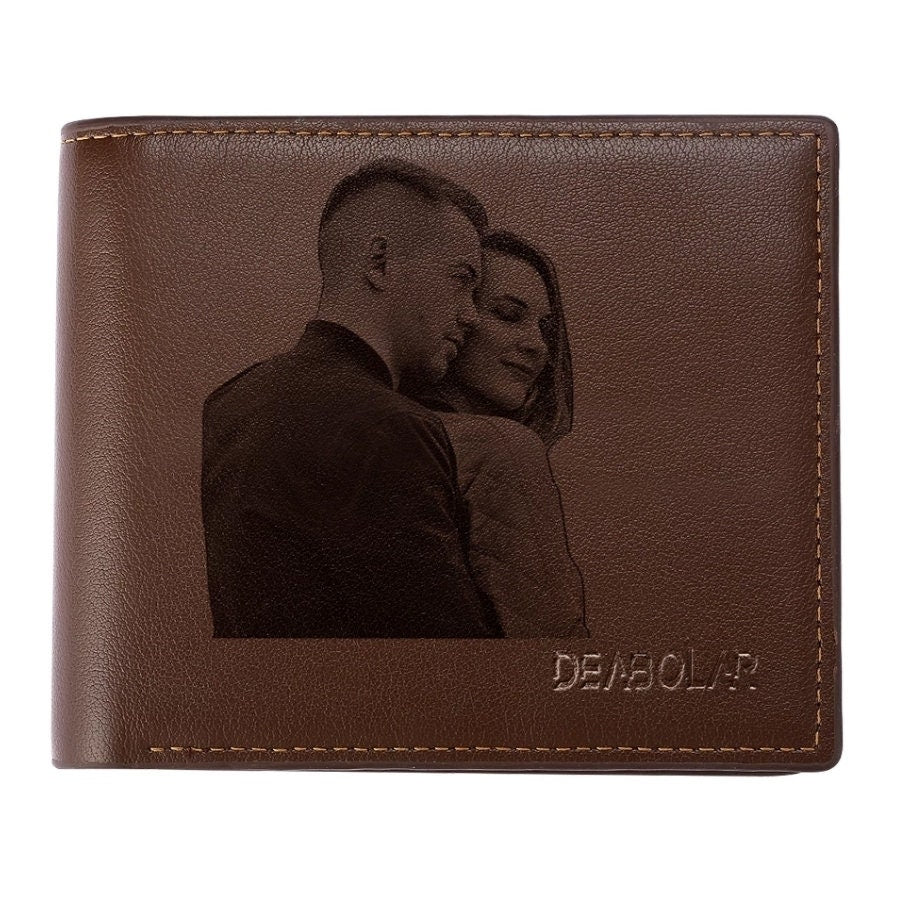 custom photo wallet for men