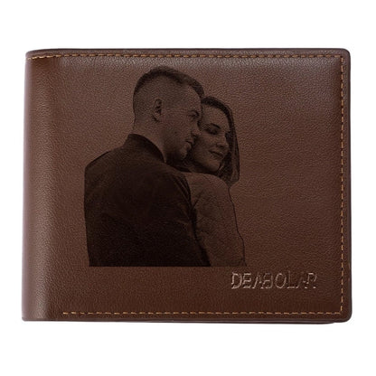 custom photo wallet for men