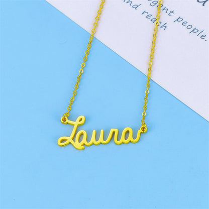 custom name pendant necklace 925 silver 