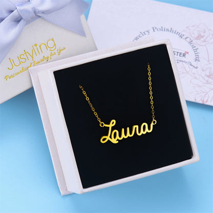 custom name pendant necklace 925 silver 