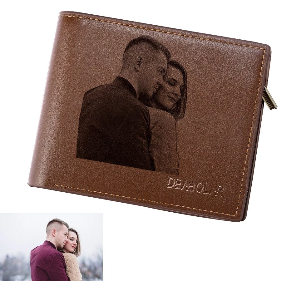 custom photo wallet for men