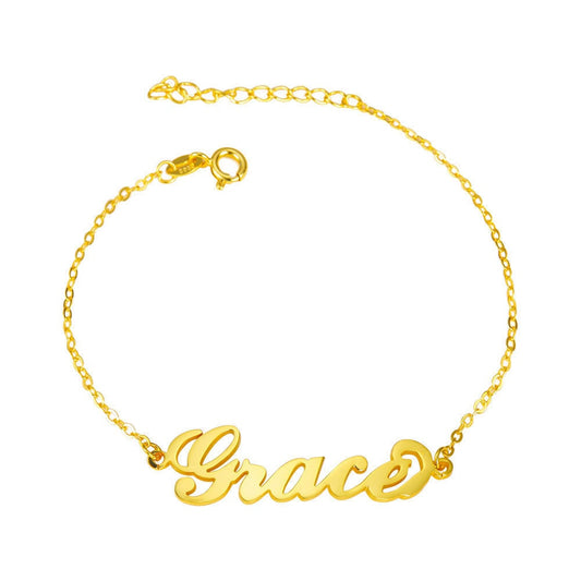 custom name handwritten bracelet