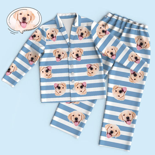 custom pet photo pajama set