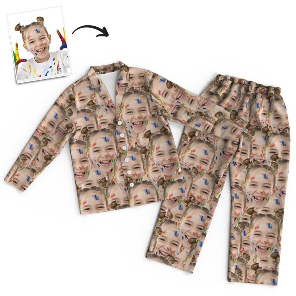 custom girl photo pajama set