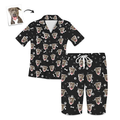 custom pet photo pyjama set