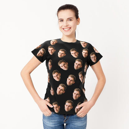 custom photo face tshirt