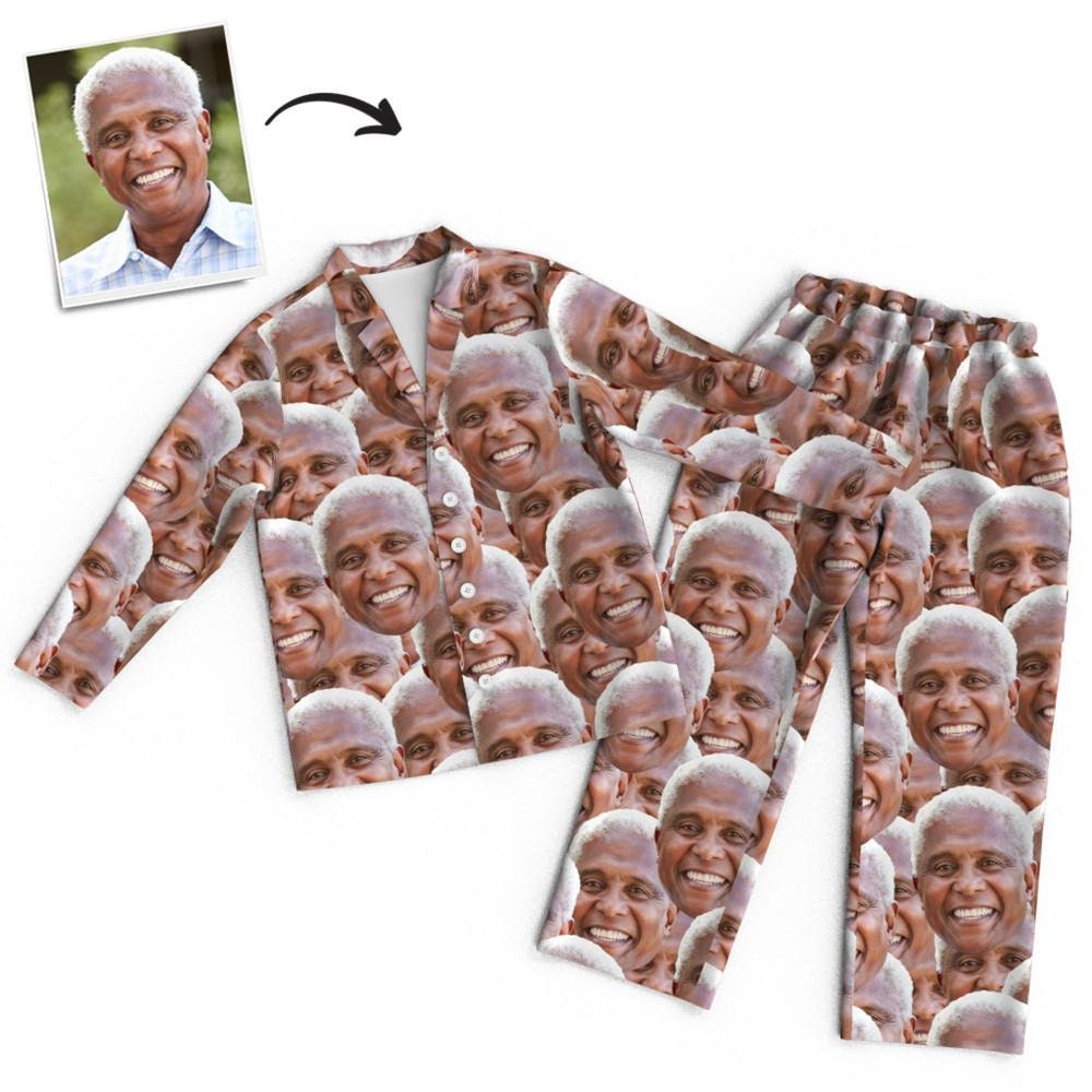 custom face photo pajama set