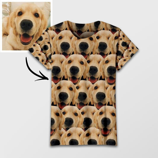 Custom Pe Dog All Over Print T Shirt