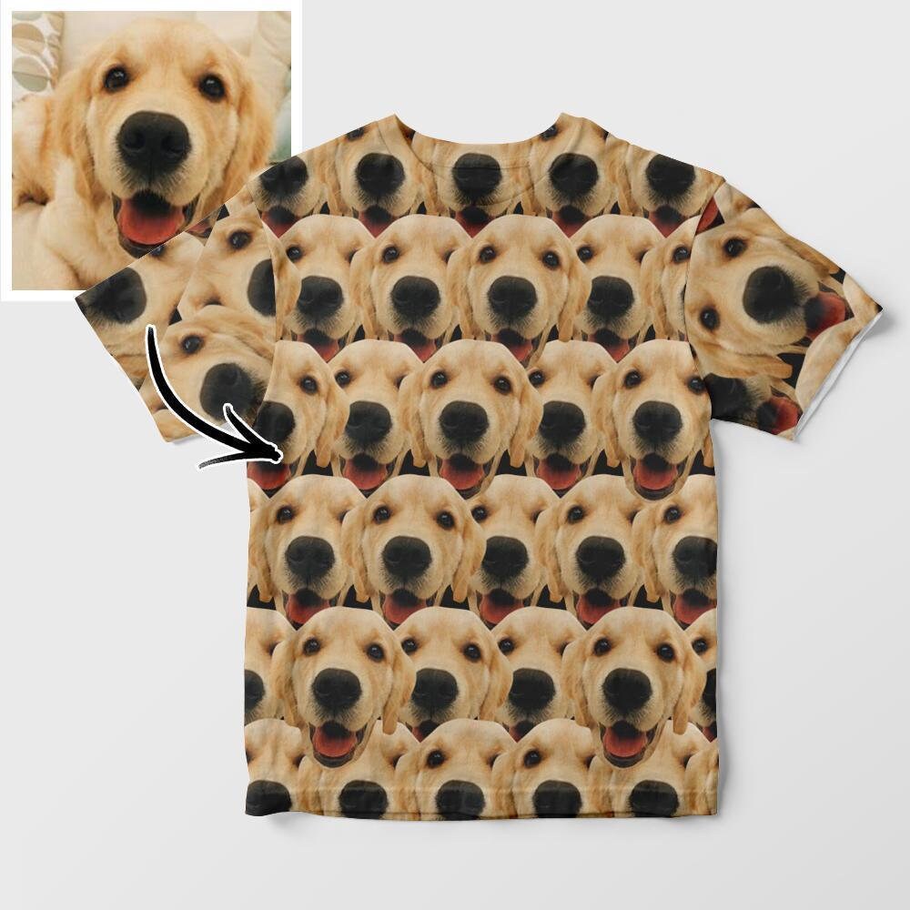 Custom Pe Dog All Over Print T Shirt