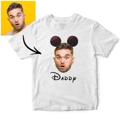 Custom Photo Mickey Ears Tshirt