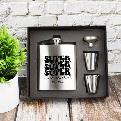 Custom Silver Stainless Steel Hip Flask