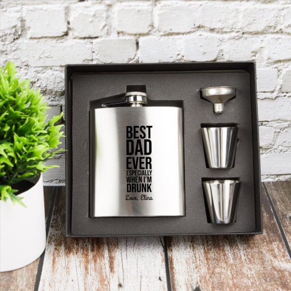 Custom Silver Stainless Steel Hip Flask