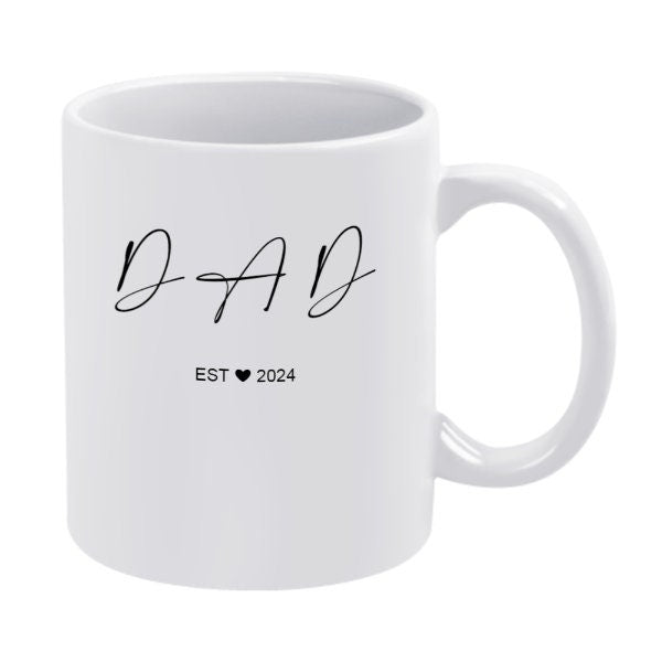 custom dad mug Est year