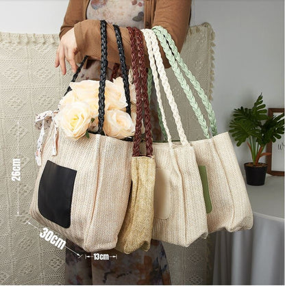 custom name straw bag