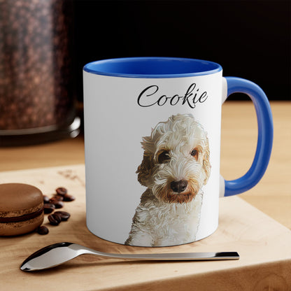 custom pet portrait mug