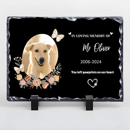 Custom Pet Memorial Slate Plaque