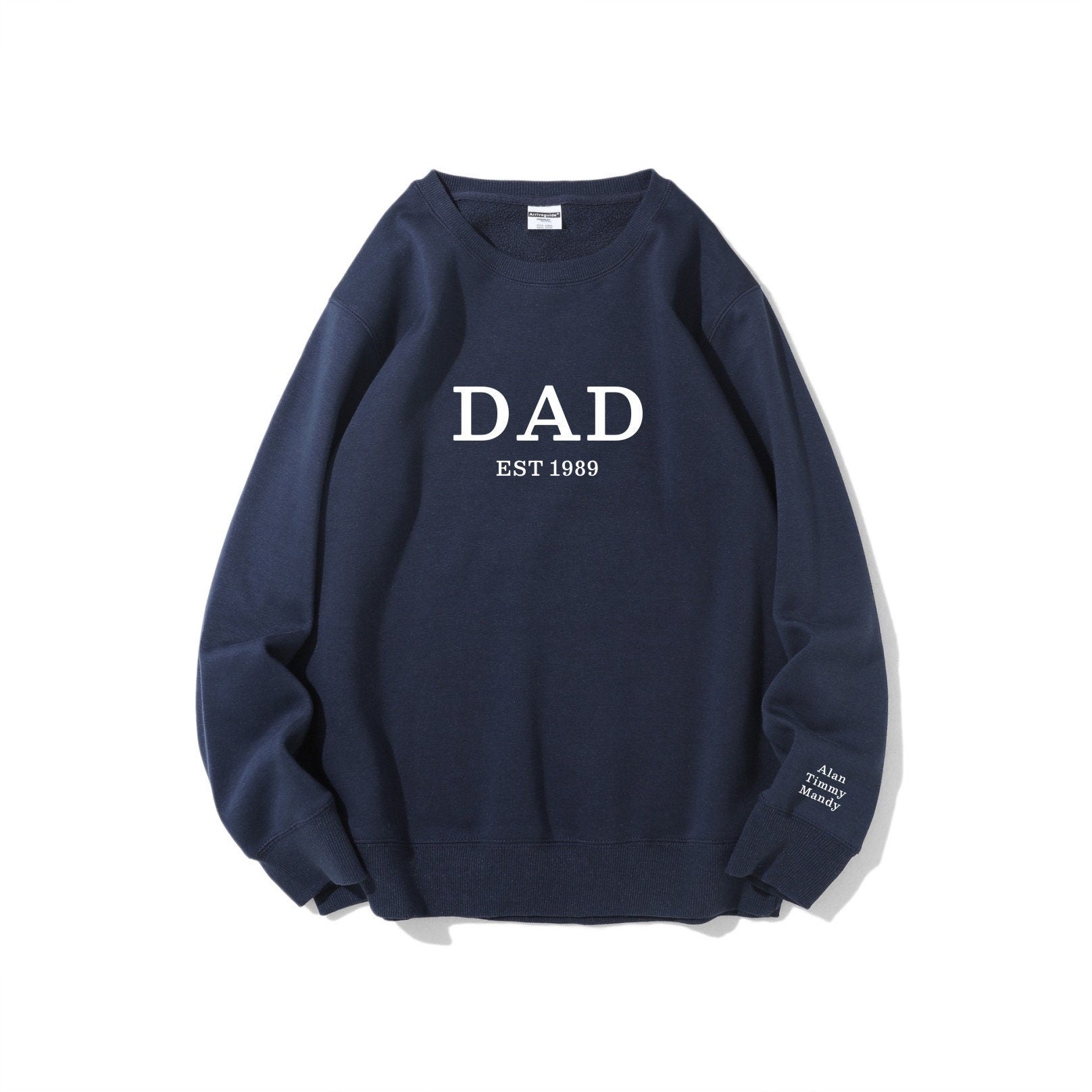 embroidered dad sweater