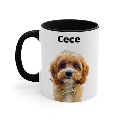 custom pet photo mug